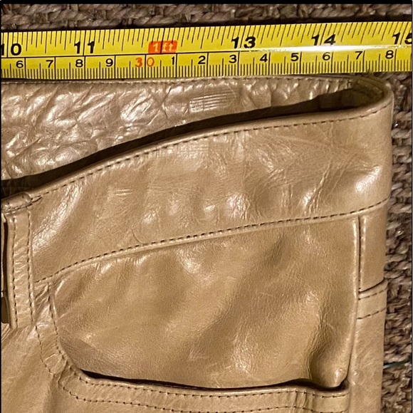 EARL JEAN TAN GENUINE LEATHER PANTS BOOT CUT JEANS - Picture 9 of 14